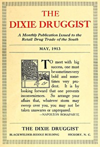 The Dixie Druggist, May, 1913书籍封面