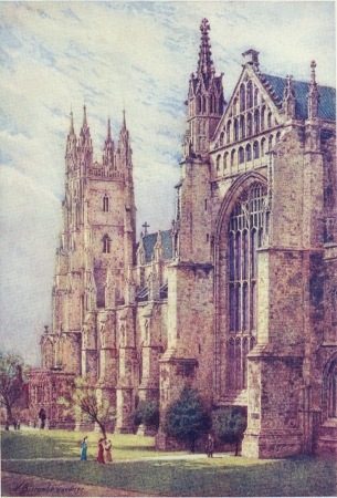 Image unavailable: SOUTH-WEST TRANSEPT AND ST GEORGE’S TOWER, CANTERBURY CATHEDRAL