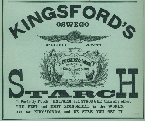 Ad for Kingsford's Oswego Corn Starch