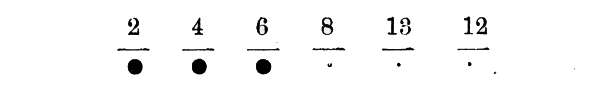 2,4,6-large dot. 8,10,12-small dot