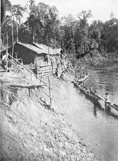 THE CAMP AT PARIMAU. A PRECAUTION AGAINST FLOODS.