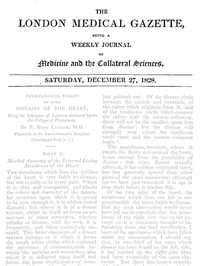 The London Medical Gazette; December 27, 1828