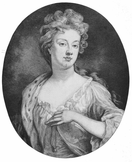 Image unavailable: THE DUCHESS OF MARLBOROUGH.  ENGRAVED BY R. G. TIETZE, FROM MEZZOTINT AFTER PAINTING BY SIR GODFREY KNELLER.