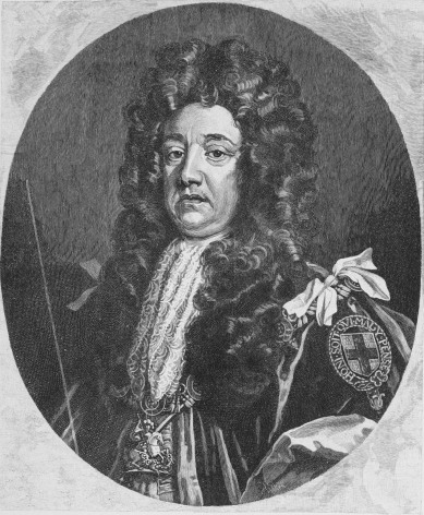 Image unavailable: SIDNEY, EARL OF GODOLPHIN.  ENGRAVED BY PETER AITKEN, FROM MEZZOTINT BY JOHN SMITH, IN BRITISH MUSEUM. PAINTED BY SIR GODFREY KNELLER.