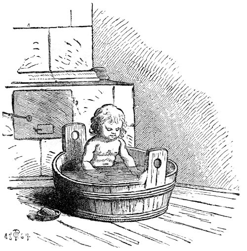 Child in bath