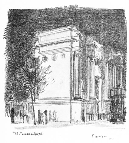 Image unavailable: THE MARBLE ARCH  f. carter 1914