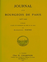Journal d'un bourgeois de Paris, 1405-1449