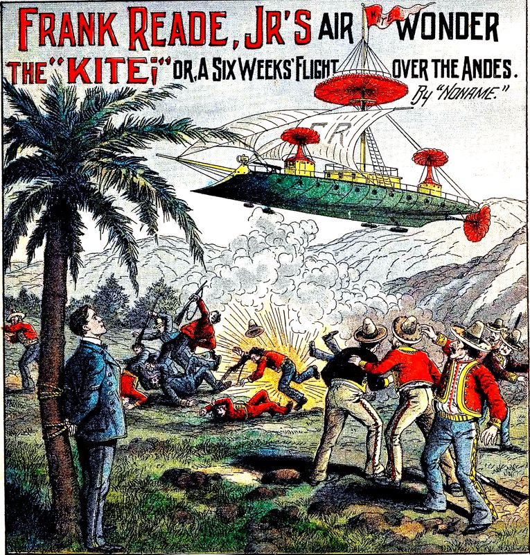Frank Reade, Jr’s air wonder THE “KITE;” or, A Six Weeks’ Flight over the Andes. By “Noname.”