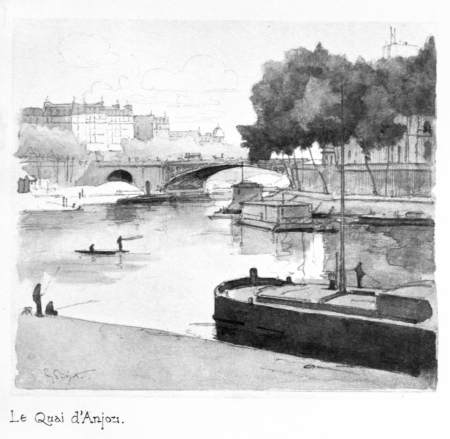 Image unavailable: Le Quai d’Anjou.