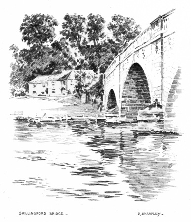 Image unavailable: SHILLINGFORD BRIDGE.