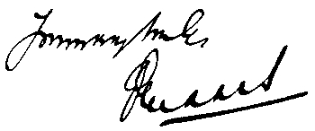 closing and signature