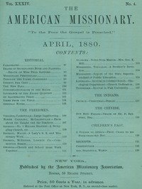 The American Missionary — Volume 34, No. 04, April, 1880