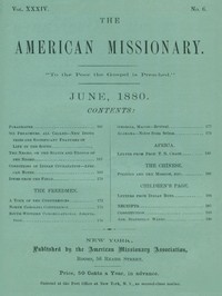 The American Missionary — Volume 34, No. 06, June, 1880书籍封面