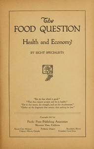 The Food Question: Health and Economy书籍封面