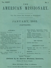 The American Missionary — Volume 35, No. 1, January, 1881