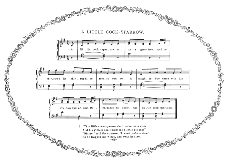 Music: A Little Cock-Sparrow