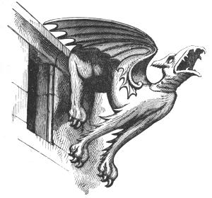 A gargoyle