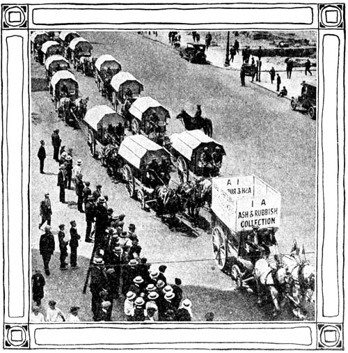 A Parade of Ash and Rubbish Wagons