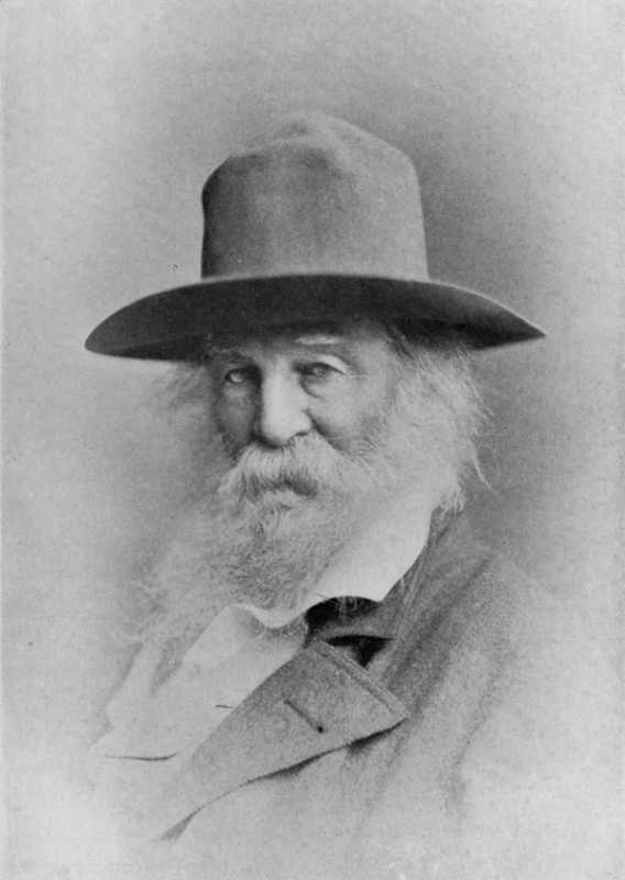Picture of Walt Whitman at sixty-one, July 1880.