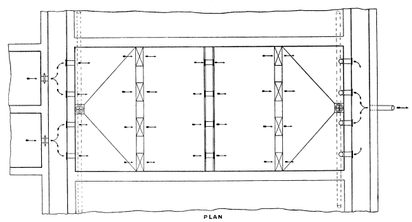 Plan View of Septic Tank.