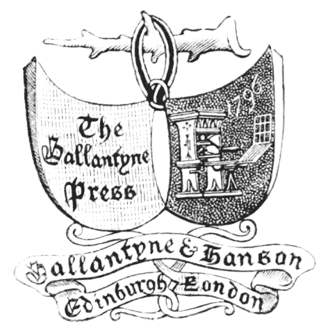 The Ballantyne Press  Ballantyne & Hanson Edinburgh London