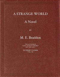 A Strange World: A Novel. Volume 3 (of 3)