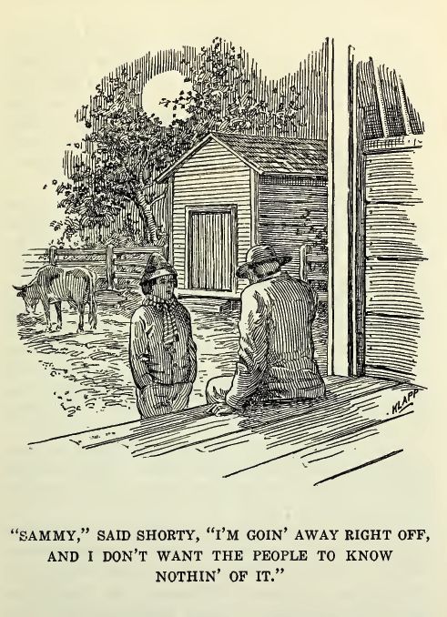 'sammy,' Said Shorty, 'i'm Goin' Away Right Off, and I Don't Want the People to Know Nothin' of It.' 113 