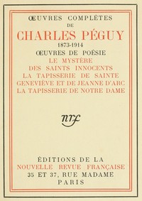 Oeuvres complètes de Charles Péguy, Oeuvres de poésie (tome 6)