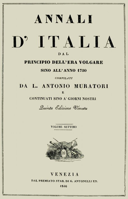 Annali d'Italia, vol. 7, di Lodovico Antonio Muratori