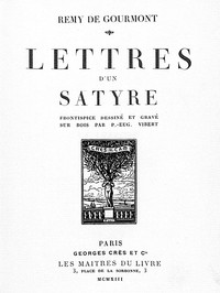 Lettres d'un satyre