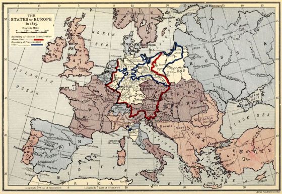 THE STATES of EUROPE in 1815