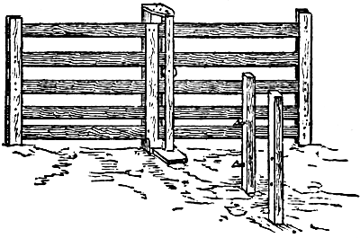 wooden gate