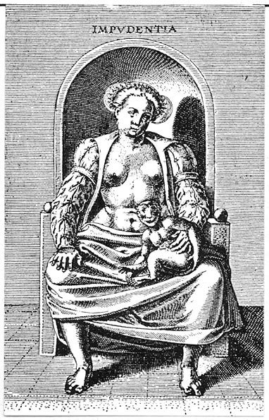 13. Anonieme karikatuur op Diana van Poitiers, maîtresse van Hendrik II.