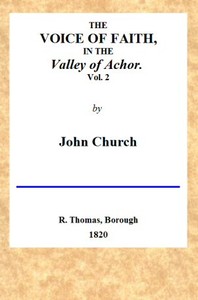 The Voice of Faith in the Valley of Achor: Vol. 2 [of 2]