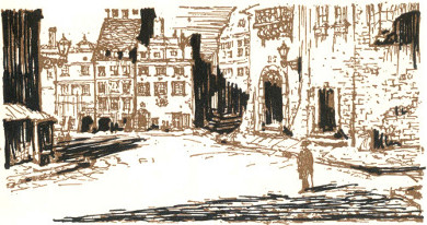 Street scene.