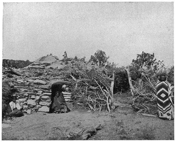 Fig. 12. Hut built partly of stone.