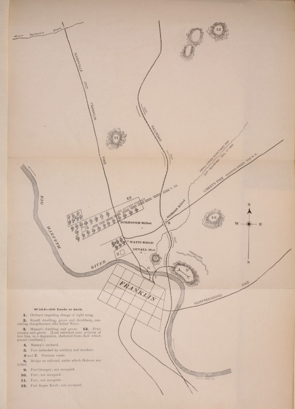 Map of battle, December 1, 1861.