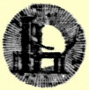 Drawing of a printing press