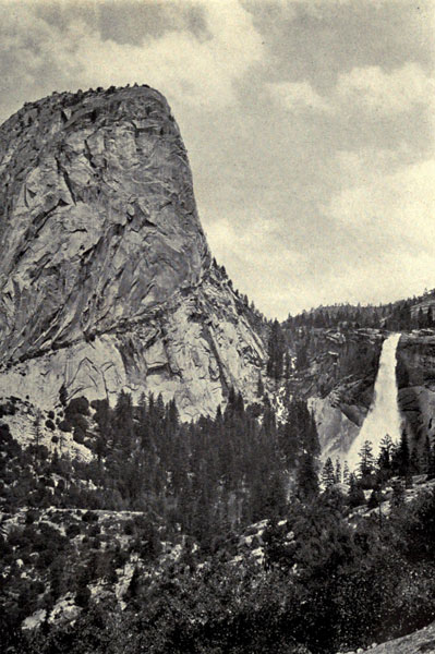 Liberty Cap and Nevada Falls, Yosemite Valley