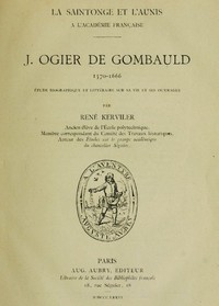 J. Ogier de Gombauld, 1570-1666