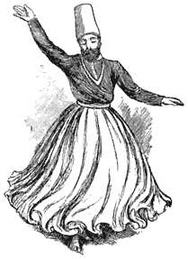 THE MAULAWI OR DANCING DARWESH.