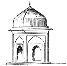 Muḥammadan grave monument.