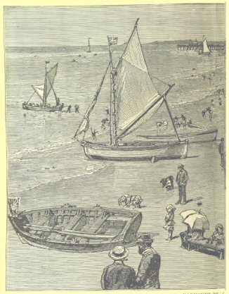 Illustration of Yarmouth Beach