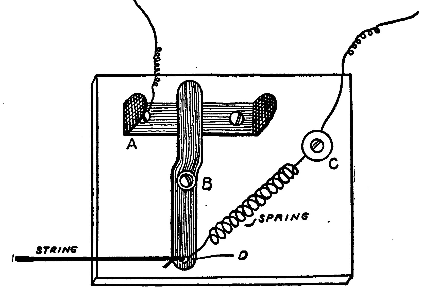 Fig. 125.—Burglar-Alarm Trap.