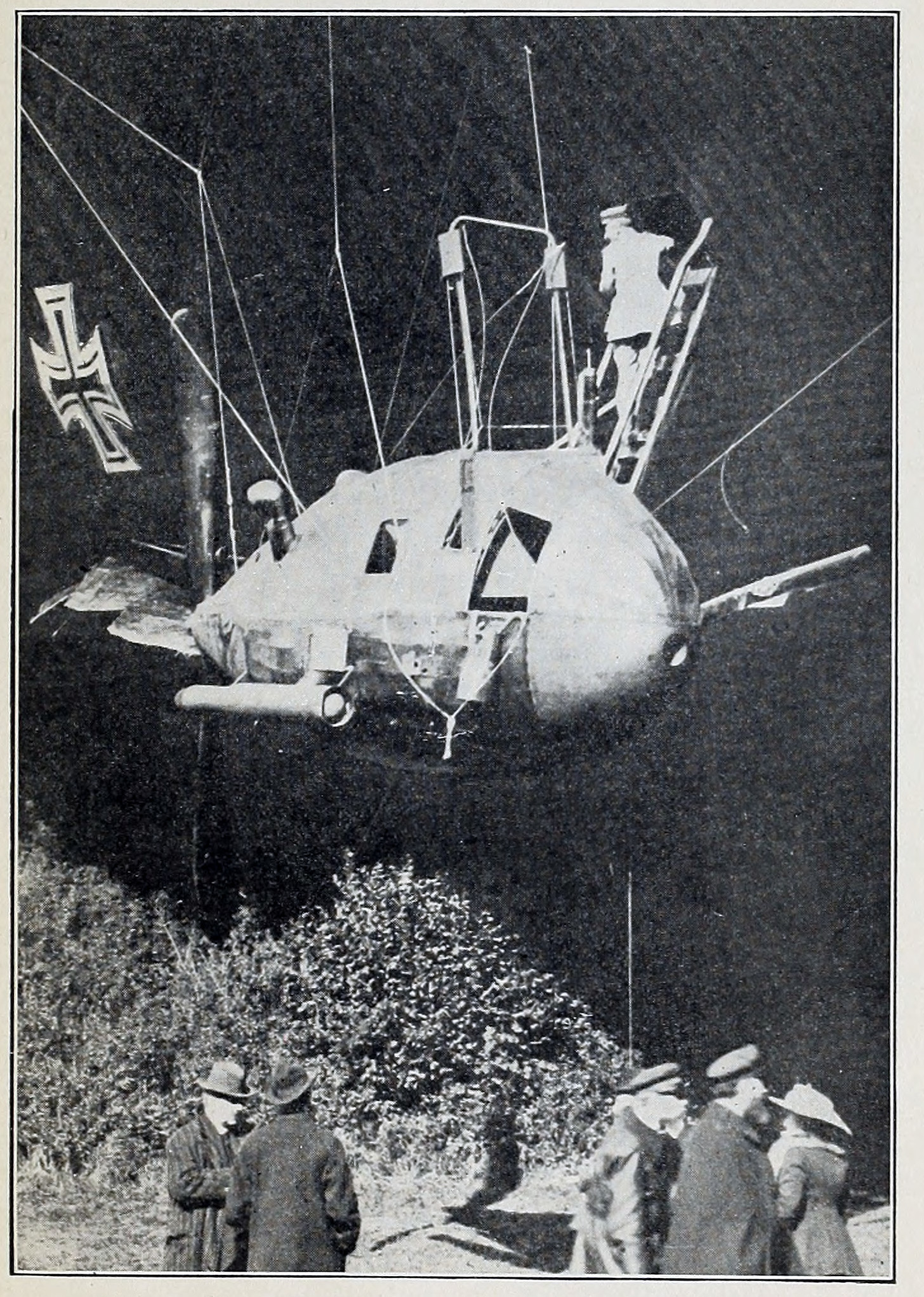 Fig. 24. One of Six Gondolas, or Power Units of the Zeppelin L-49