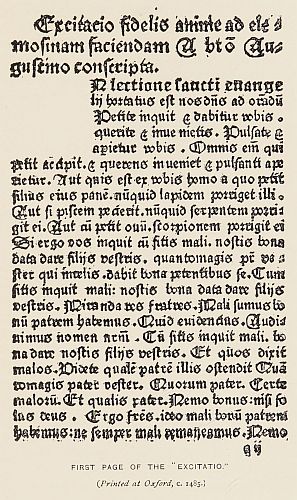 FIRST PAGE OF THE EXCITATIO.