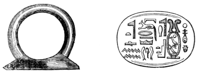 Hieroglyphics Ring and Oval