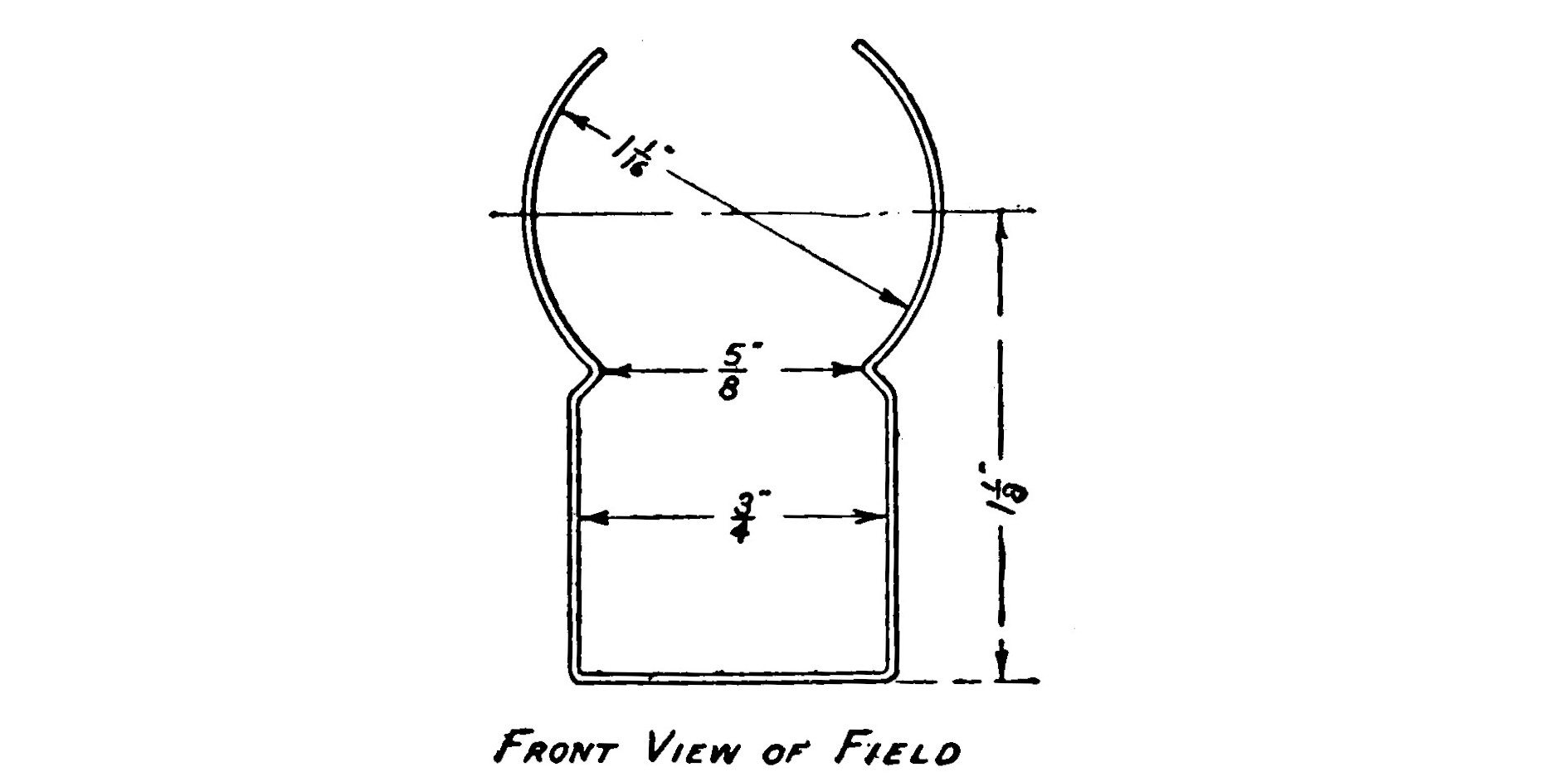 FIG. 26.—Details of the Field Frame for the "Overtype" Motor.