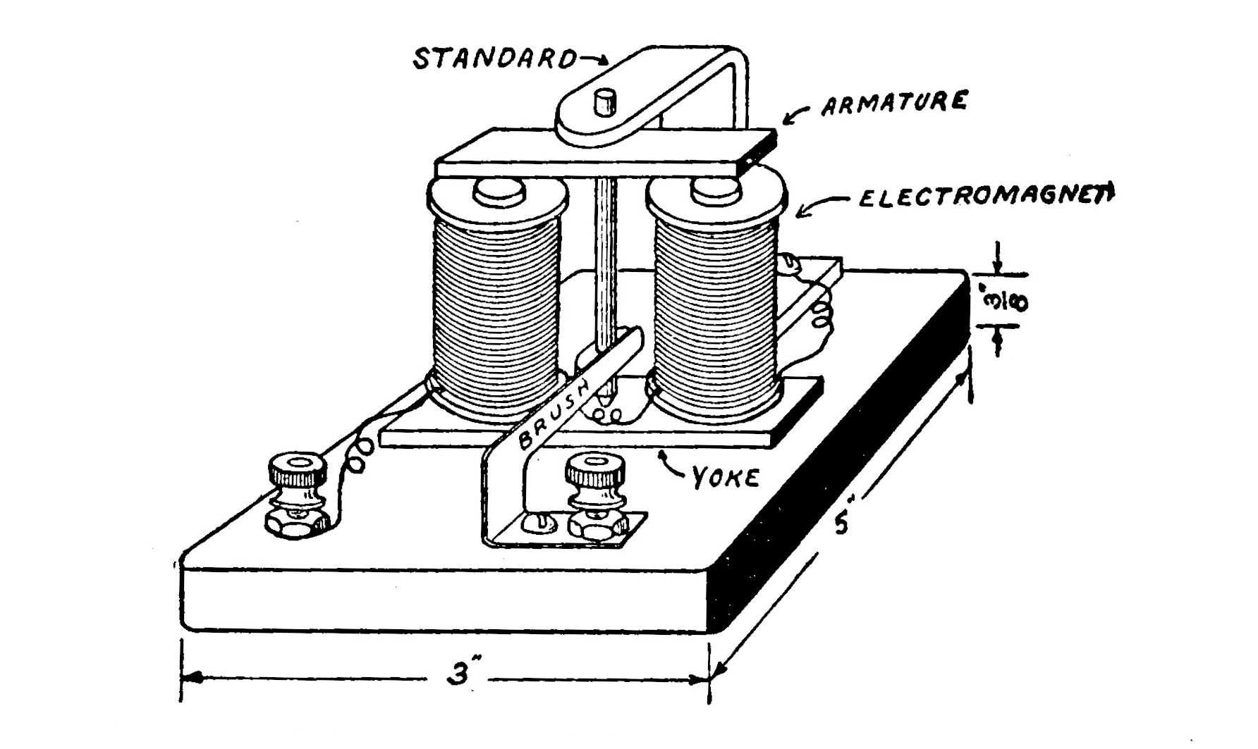 FIG. 39.—The completed Magnetic Attraction Motor.