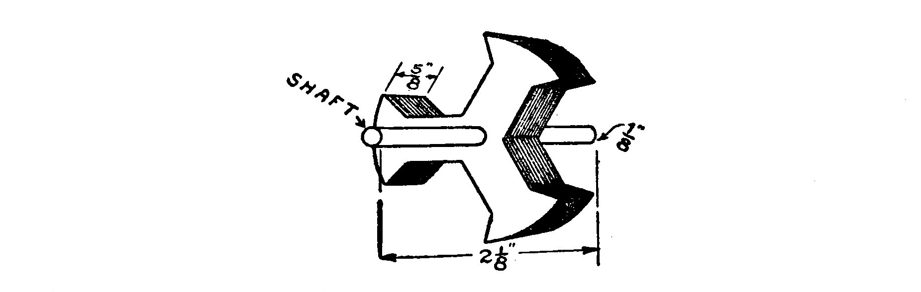 FIG. 44.—The Armature assembled on the Shaft ready to Wind.